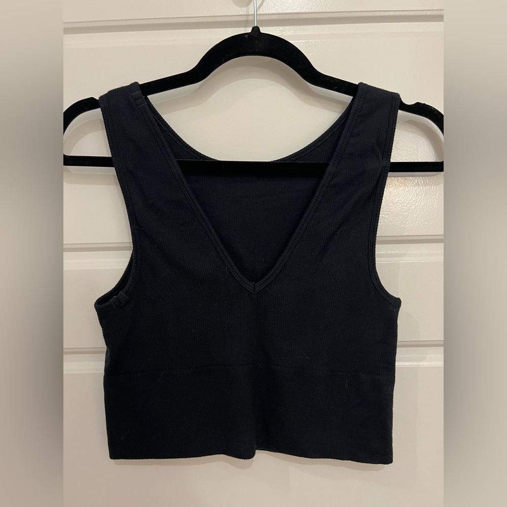 Cropped Ribbed Tank